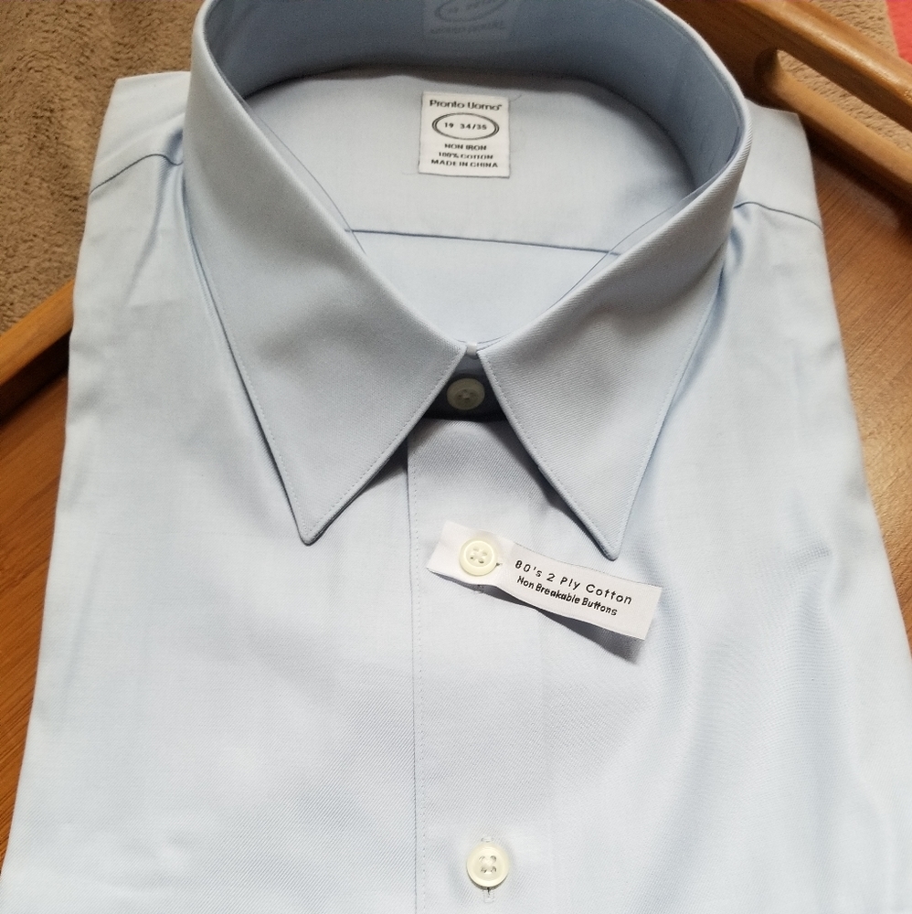 Mens powder blue dress shirt
